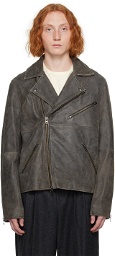 Samsøe Samsøe Black Cobain Leather Jacket