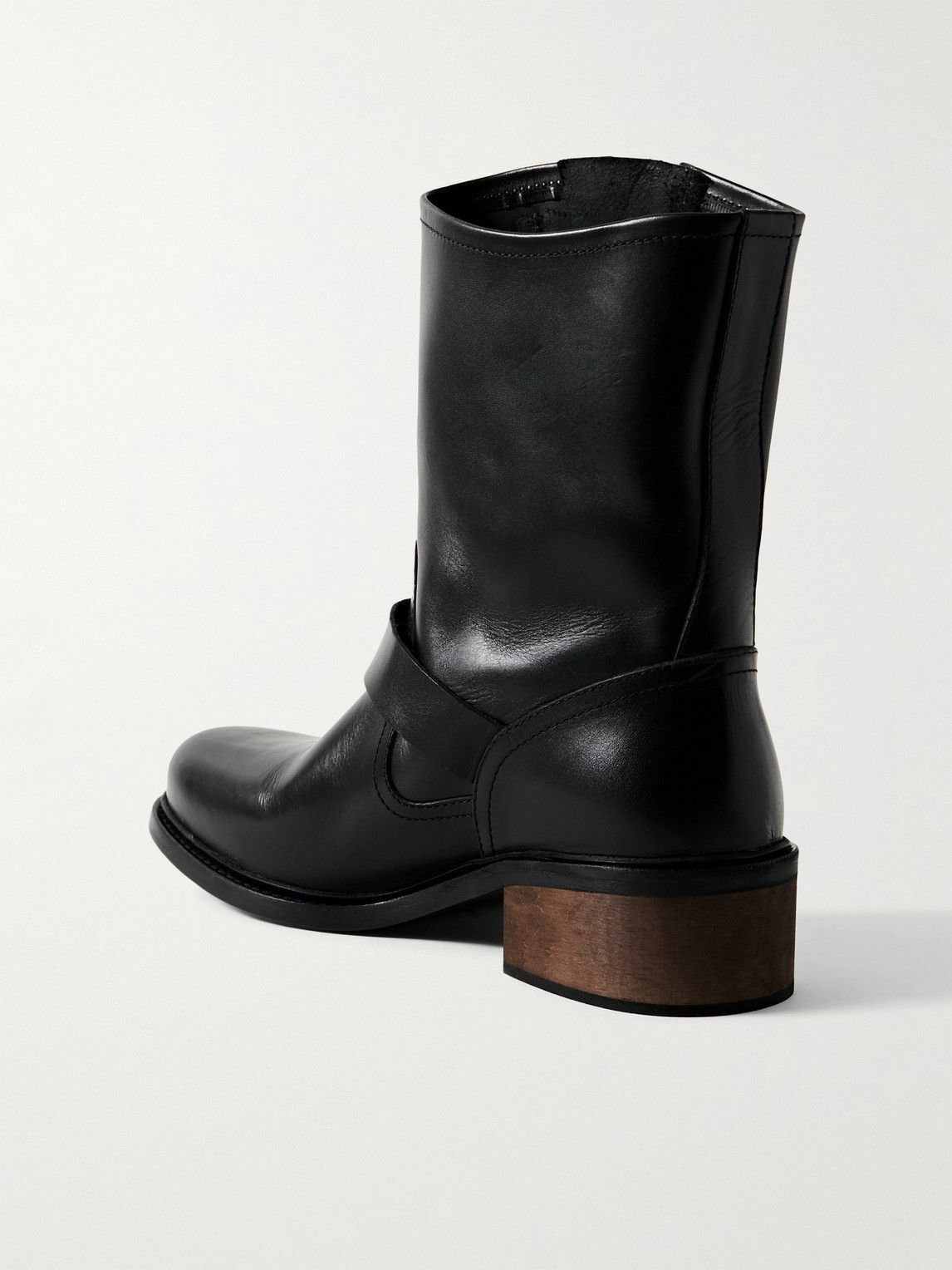 Enfants Riches Déprimés - Engineer Buckled Leather Boots - Black