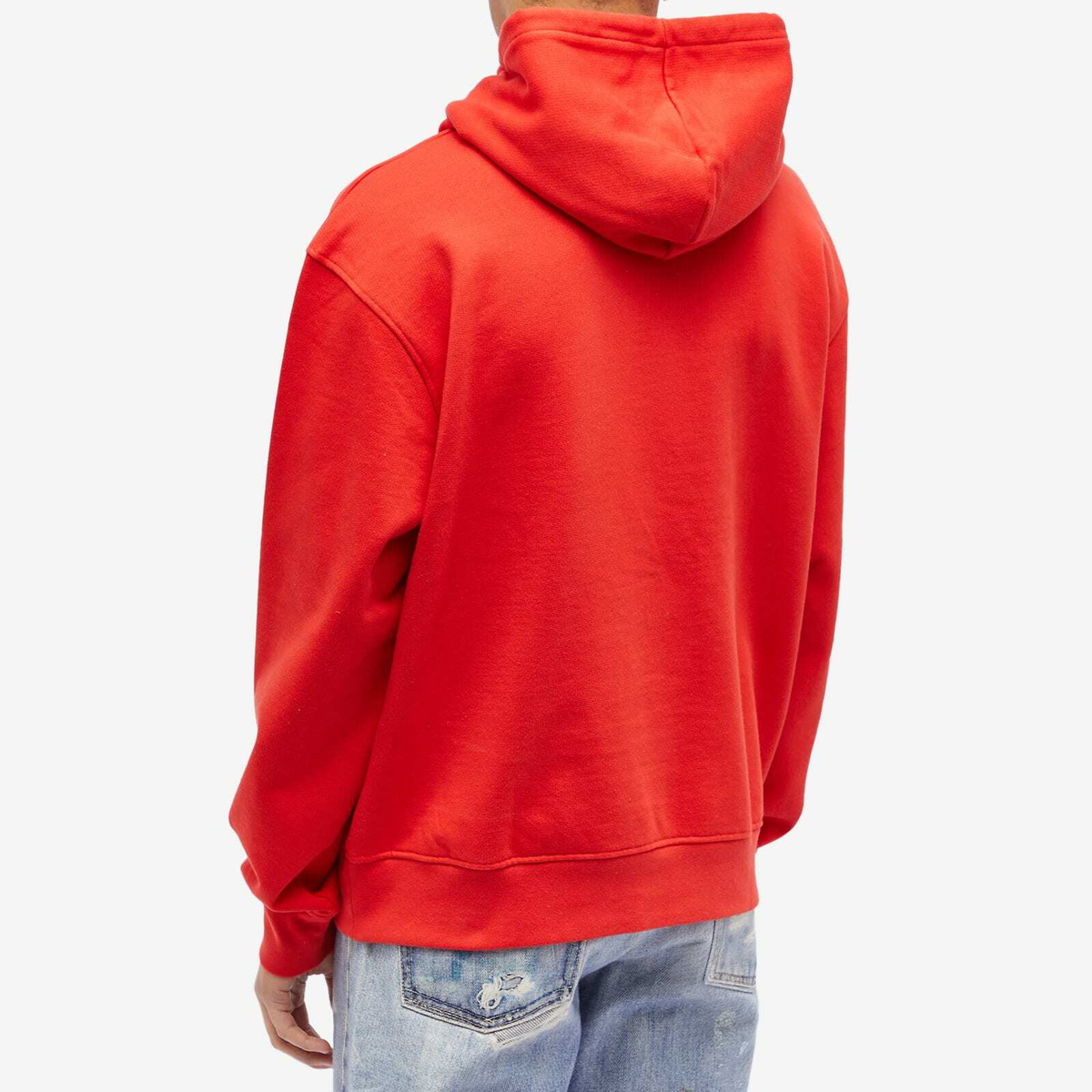 パーカー・フーディ Jacquemus Men's Classic Logo Hooded Sweatshirt Red Jacquemus Men's Classic Logo Hoody in Red Jacquemus