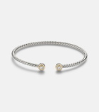 David Yurman Micro Cable Flex® 925 sterling silver and 14kt gold bangle