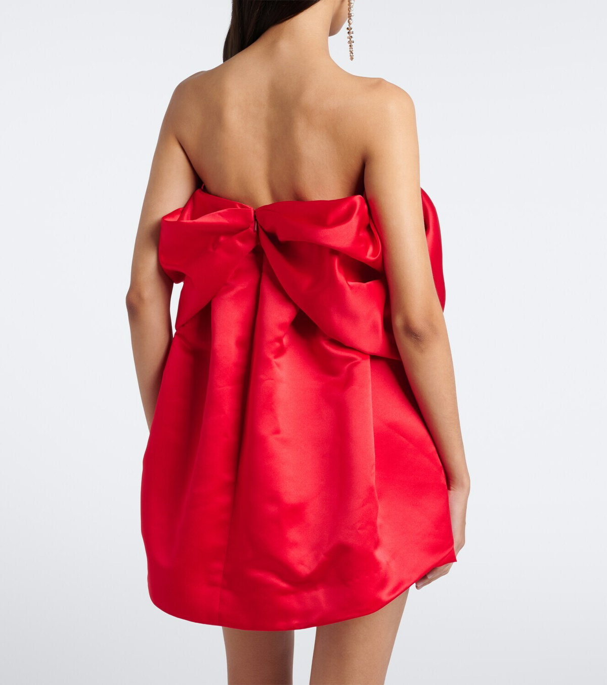 Simone Rocha Bow-detail satin top