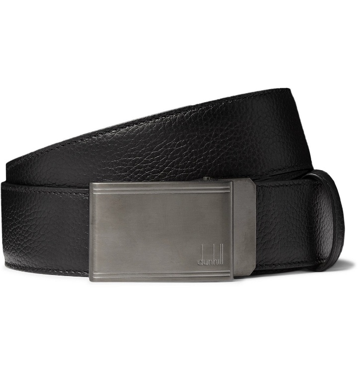 Photo: Dunhill - 4cm Full-Grain Leather Belt - Black