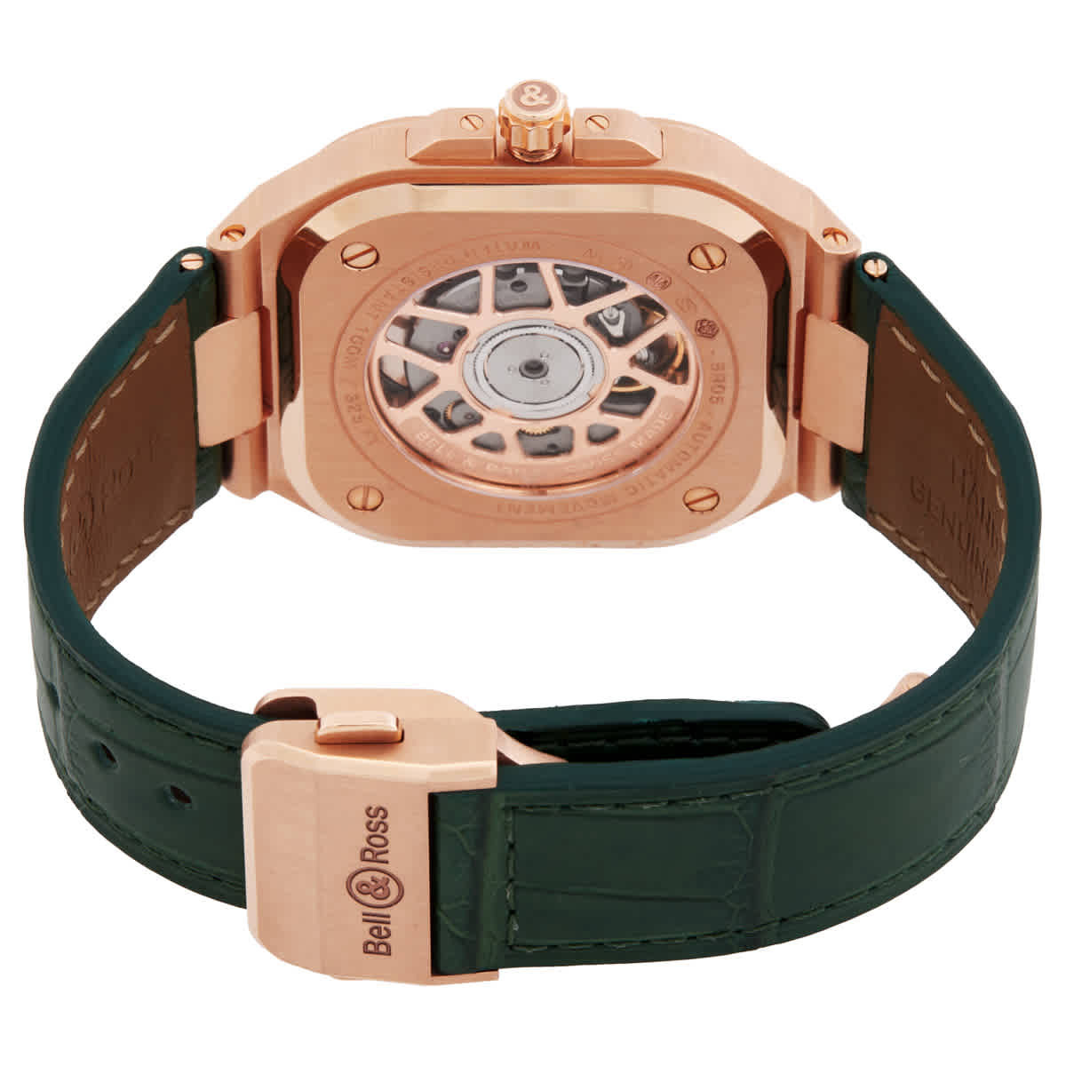 Bell and Ross Automatic Green Dial Watch BR05A-GN-PG/SCR
