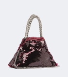 Stella McCartney Falabella Mini sequined top-handle bag