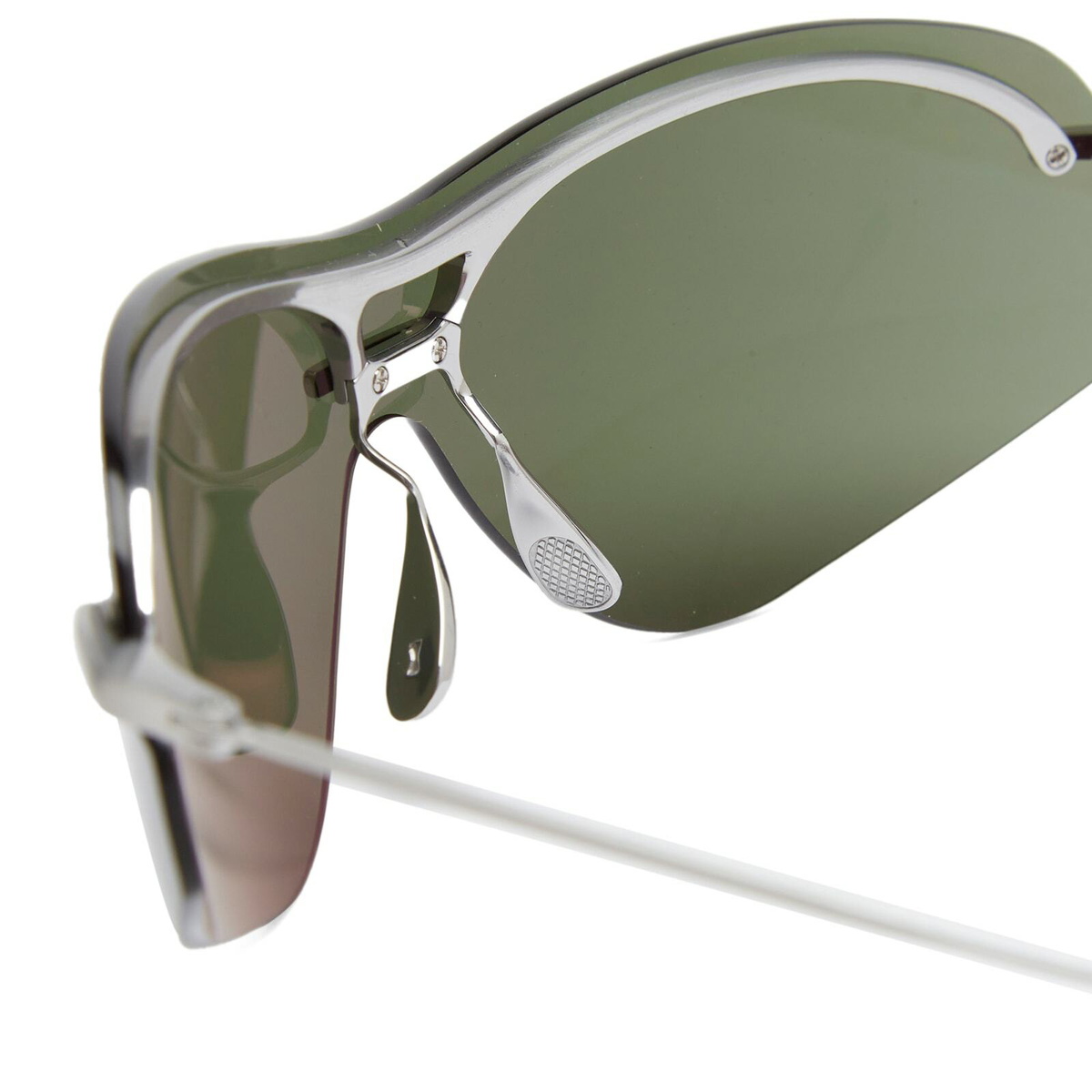 SOAR x Cubitts Sirrus Sunglasses in Silver/Green 