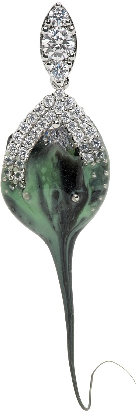 Photo: Ottolinger Green Crystal Dip Single Earring