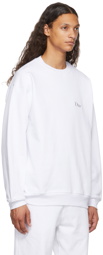 Dime White Classic Logo Sweatshirt