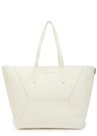 Brunello Cucinelli Bead Medium Grained Leather Tote bag - Cream - One Size