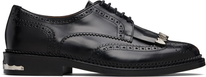 Photo: Toga Virilis Black Leather AJ855 Derbys