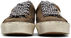 Golden Goose Brown & White Hi Star Classic Sneakers