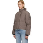 Canada Goose Taupe Grandview Cropped Down Jacket