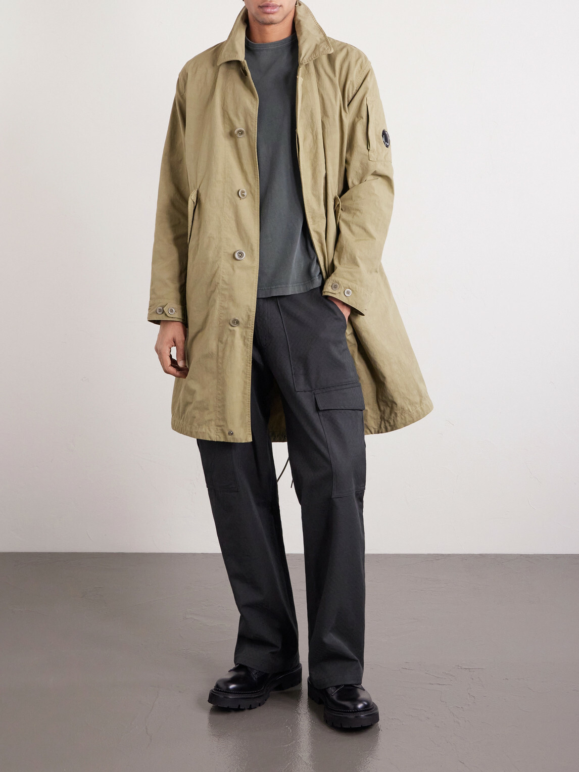 C.P. Company - Fishtail Twill Parka - Green