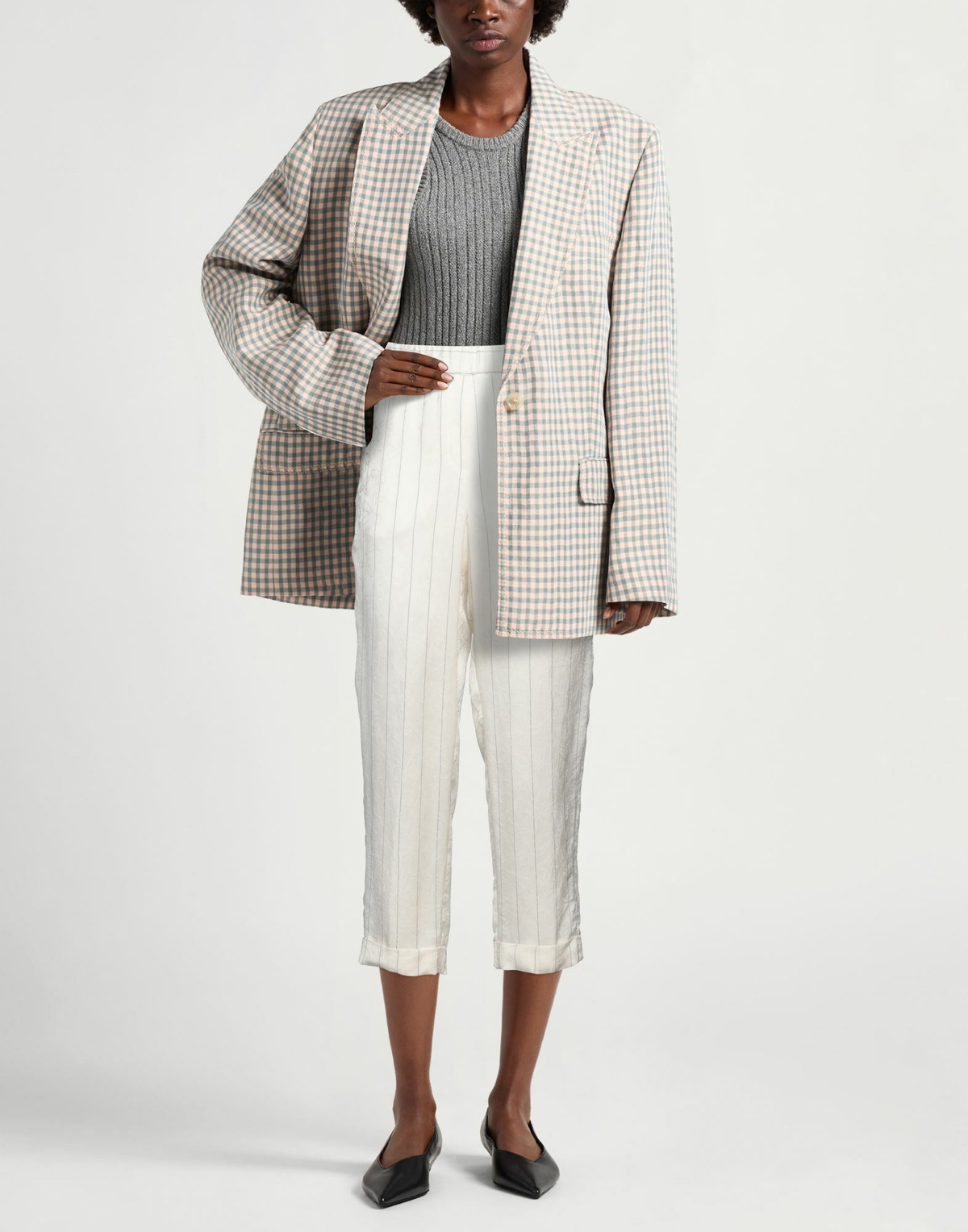 Peserico Womens Pants in Off white