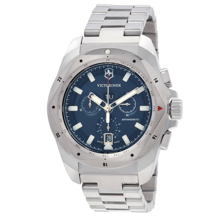 Photo: Victorinox I.N.O.X. Chronograph Quartz Blue Dial Mens Watch 241985