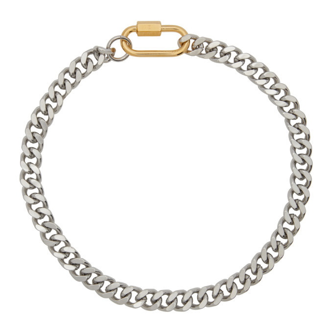 Photo: IN GOLD WE TRUST Silver Cuban Link Necklace