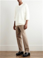 Zegna - Calcare Layered Wool Sweater - White