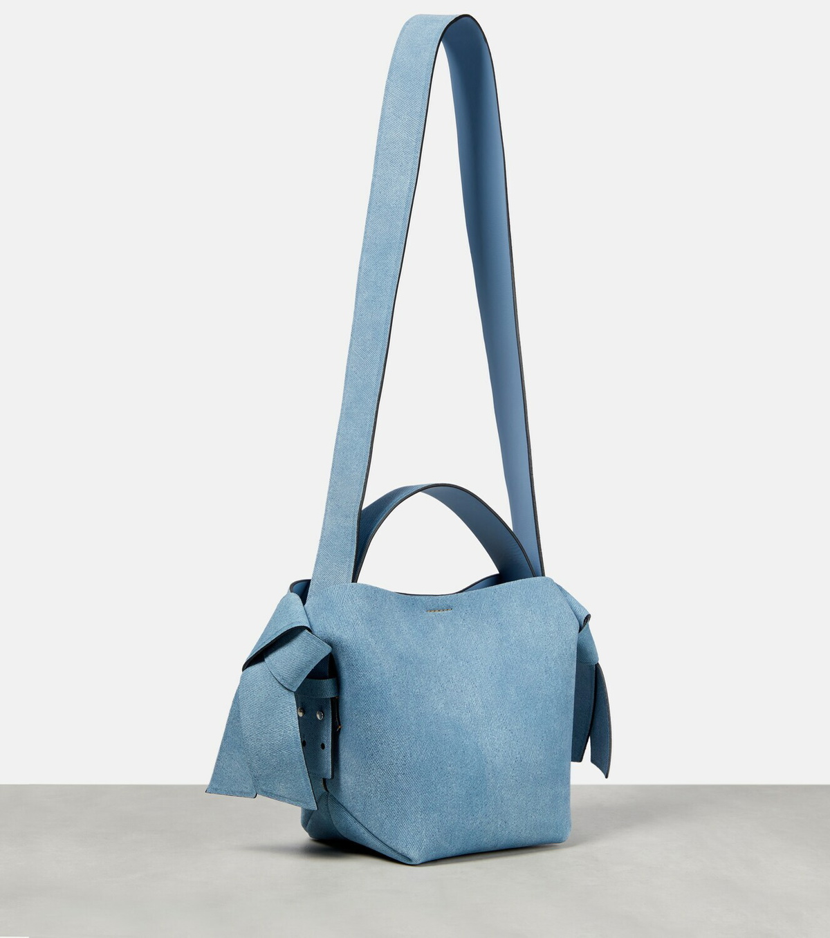 Acne Studios Musubi Mini denim shoulder bag Acne Studios