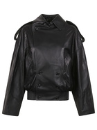 LOEWE - Leather Cropped Trench