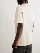 Raf Simons - Philippe Vandenberg Station Printed Cotton-Jersey T-Shirt - Neutrals