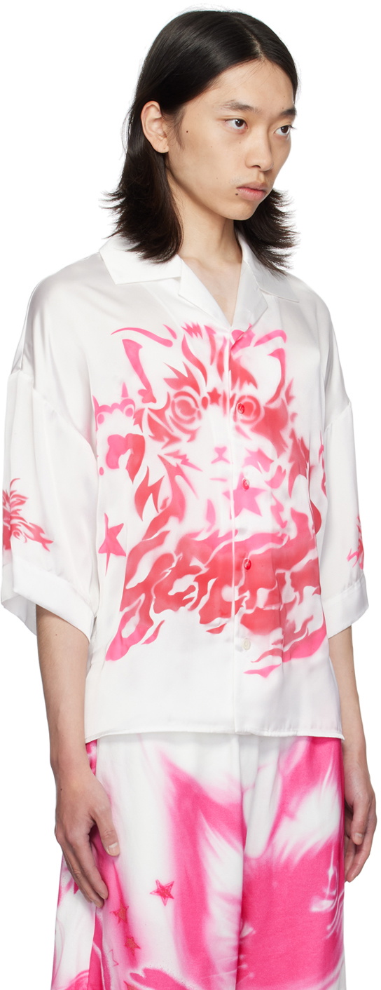 Gerrit Jacob White Satin Shirt
