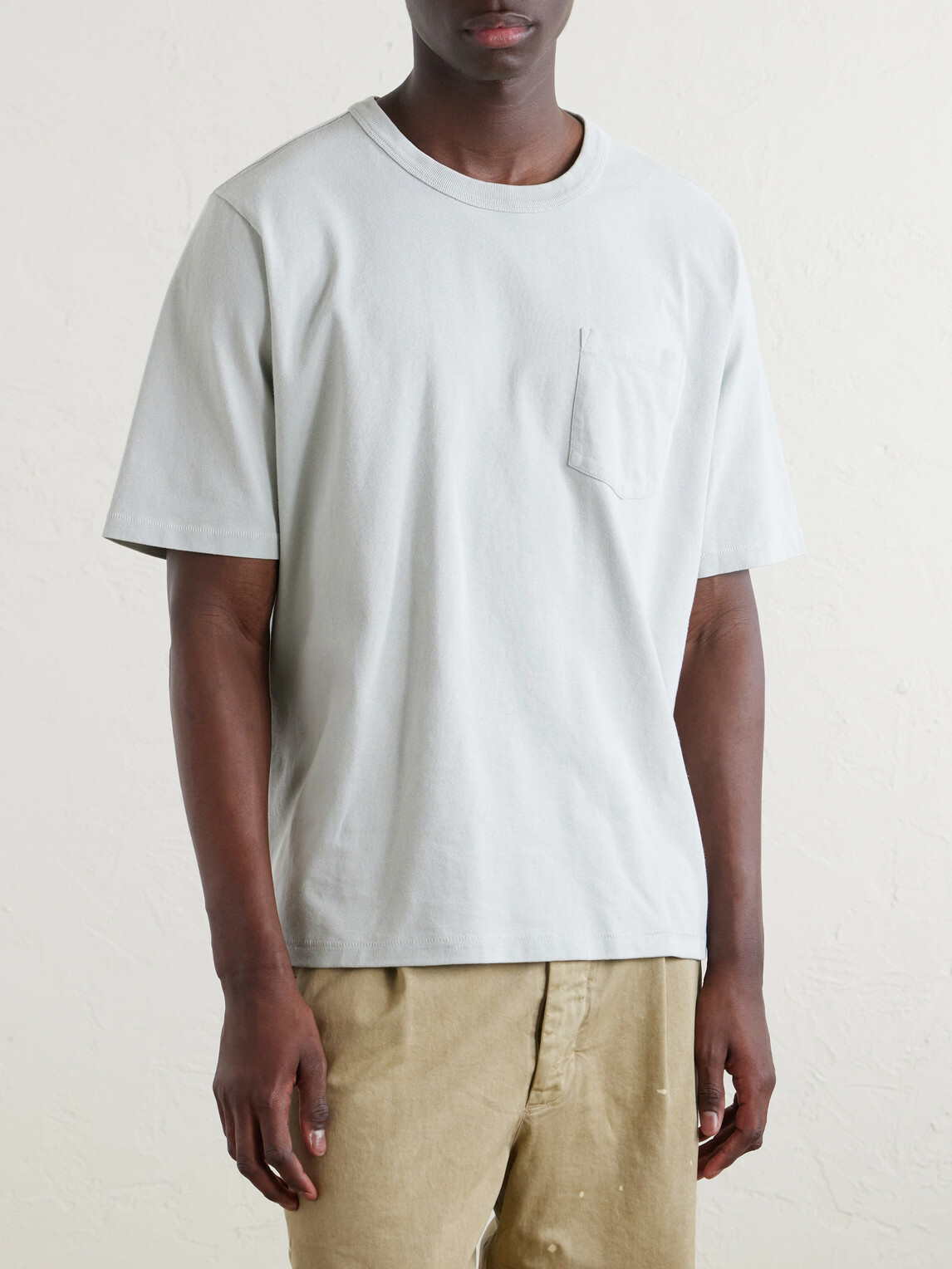 Corridor - Garment-Dyed Cotton-Jersey T-Shirt - Gray