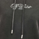Off-White Women's Scissor Arrow Regular Hoodie in Washed Black