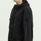 Stone Island Men's Ghost Nylon Smerigliato Parka Jacket in Black