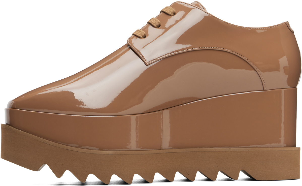Stella McCartney Black Limited Edition Elyse Monochrome Platform Derbys