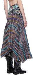 Paolina Russo Multicolor Crossover Skirt