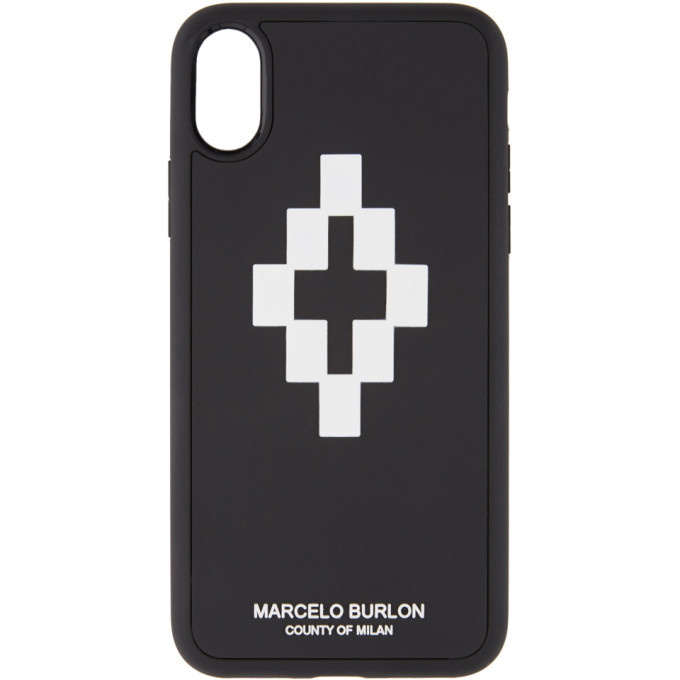 Photo: Marcelo Burlon County of Milan Black and White 3D iPhone X Case