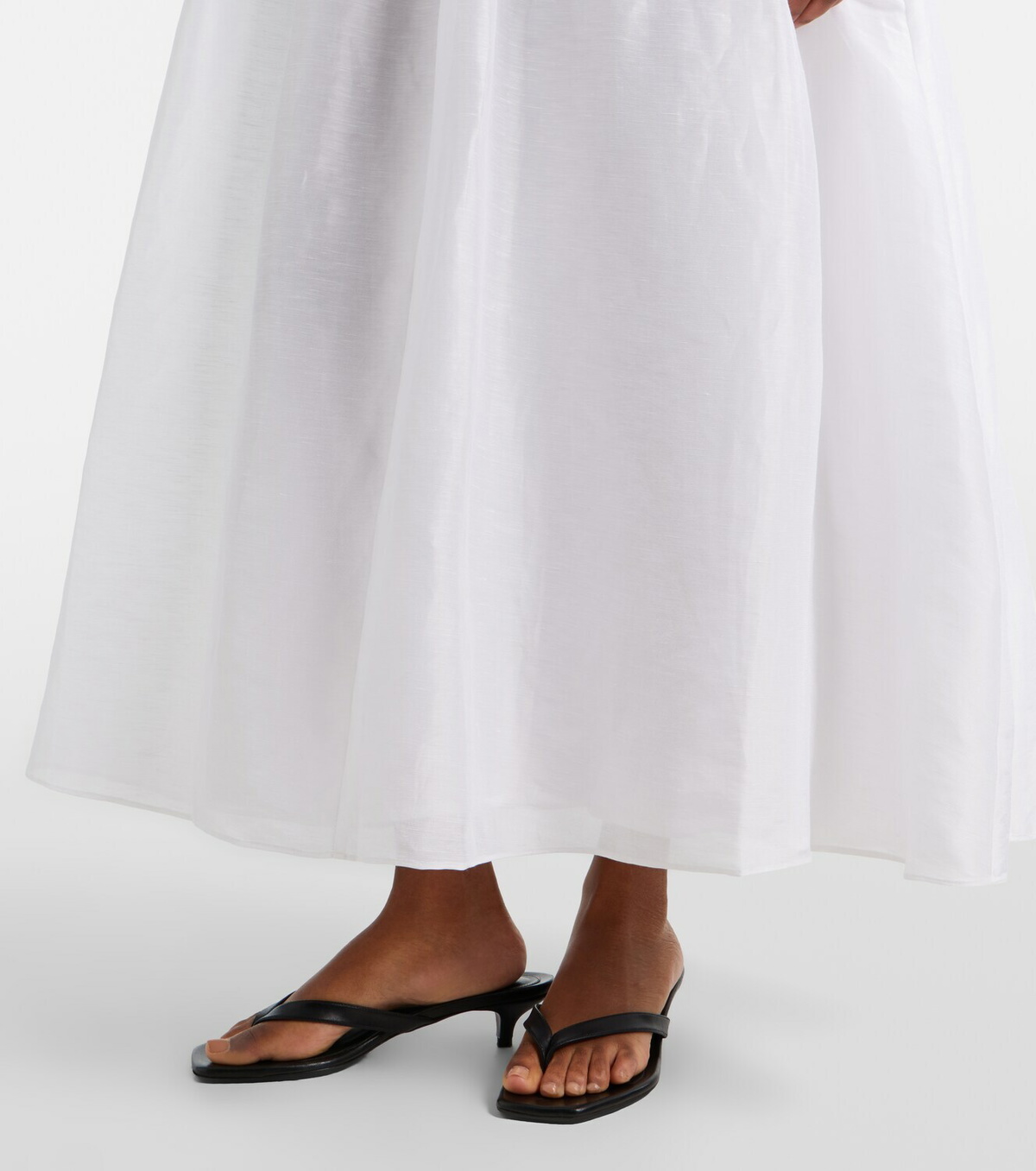 Tory Burch Linen and silk maxi dress