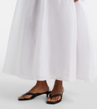 Tory Burch Linen and silk maxi dress