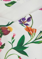 Borgo DE Nor Didi Floral-print Cropped Taffeta top Multicoloured