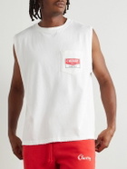 Cherry Los Angeles - Logo-Print Cotton-Jersey Tank Top - White
