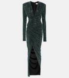 Alexandre Vauthier Embellished jersey maxi gown