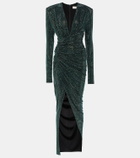 Alexandre Vauthier Embellished jersey maxi gown