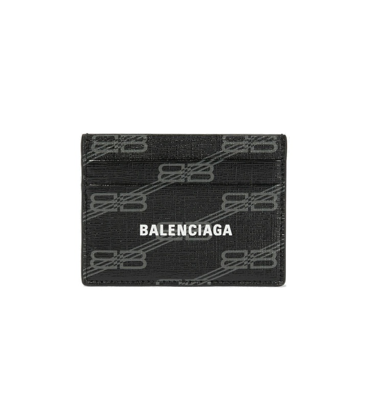 Photo: Balenciaga - Logo leather cardholder