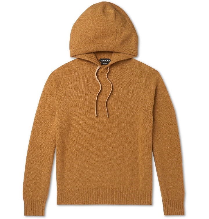 Photo: TOM FORD - Slim-Fit Cashmere Hoodie - Brown