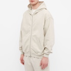 Represent Men's Blank Zip Though Hoody in Cream Marl