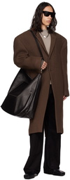 Rick Owens Brown Jumbo Tatlin Coat