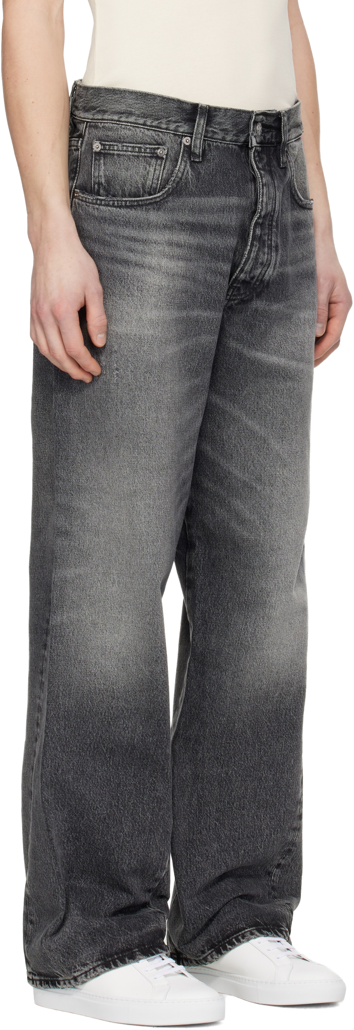 Sunflower Black Wide Twist Jeans