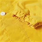 Albam Men's Button Through Parka Jacket in Lemon