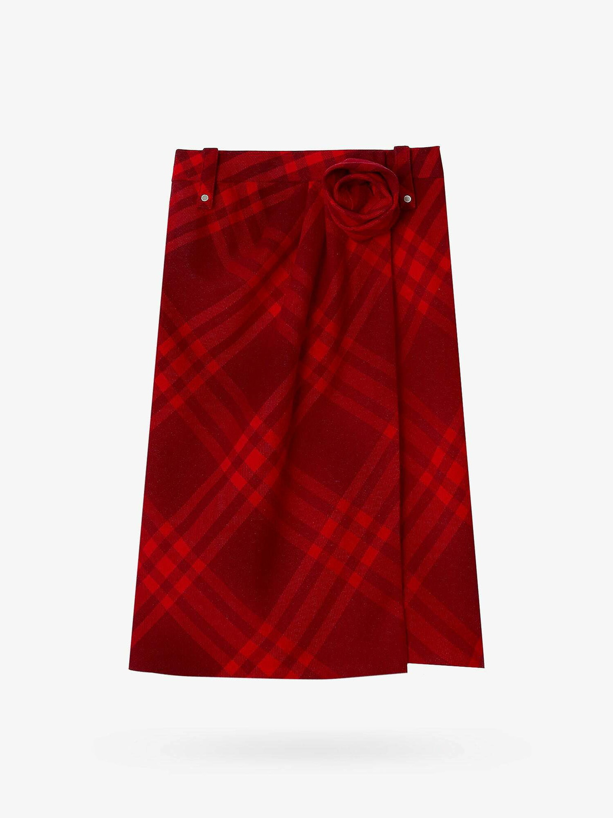 Burberry hotsell skirt red