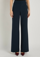 Veronica Beard Tonelli Straight-leg Woven Trousers Navy
