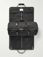 Bennett Winch - Leather-Trimmed Cotton-Canvas Suit Carrier and Holdall