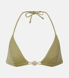 Eres Alva embellished bikini top