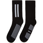 Rick Owens Black Glitter Socks