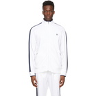 Polo Ralph Lauren White Cotton Interlock Track Jacket