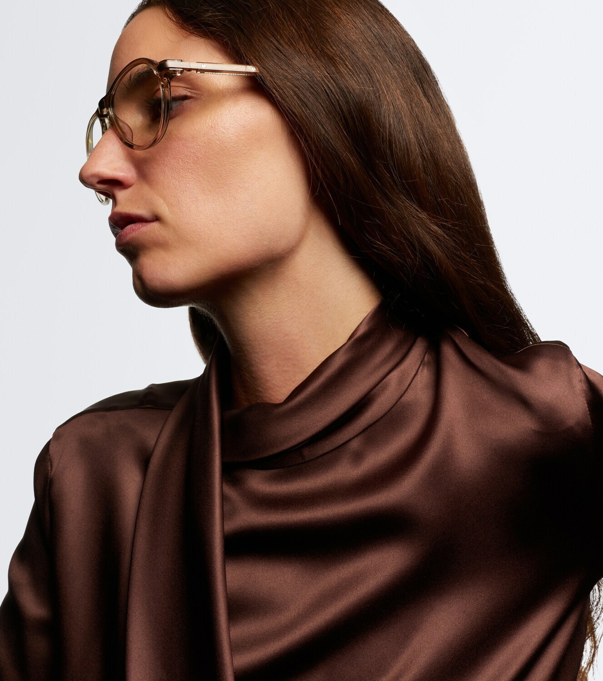 Brunello Cucinelli Sartorial Sunset aviator glasses
