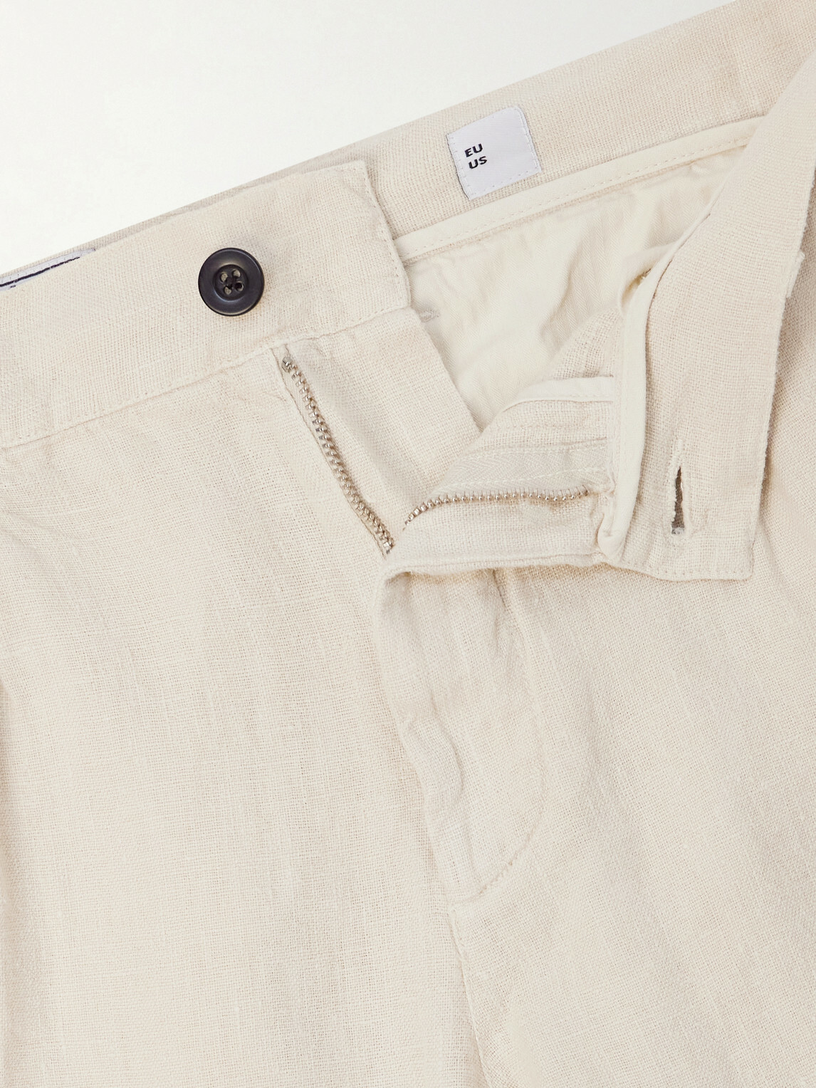 Portuguese Flannel - Straight-Leg Linen Trousers - Neutrals